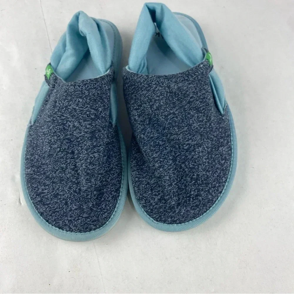 Sanuk Kids Child 13/1 L'il Yoga Sling Cruz Sandal Heathered Blue, Teal/Aqua